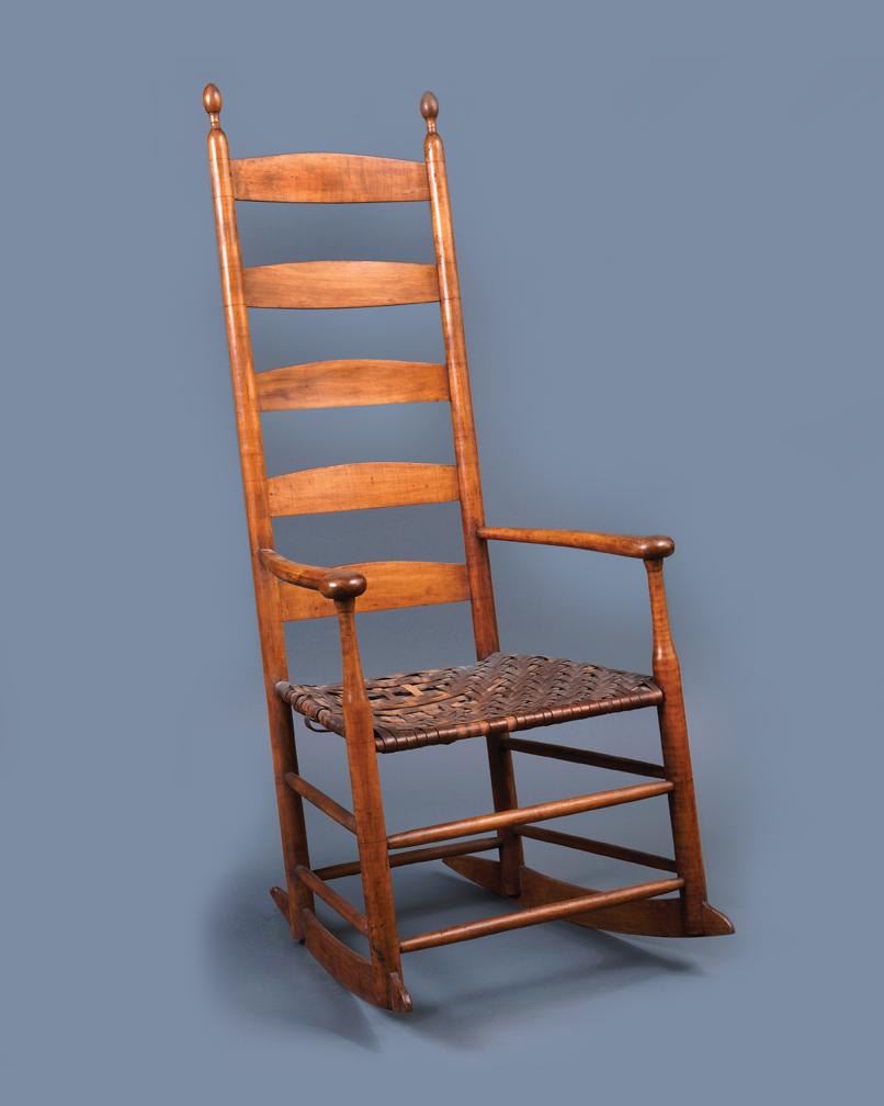 Lot 40, Very Rare Elder's Rocking Chair